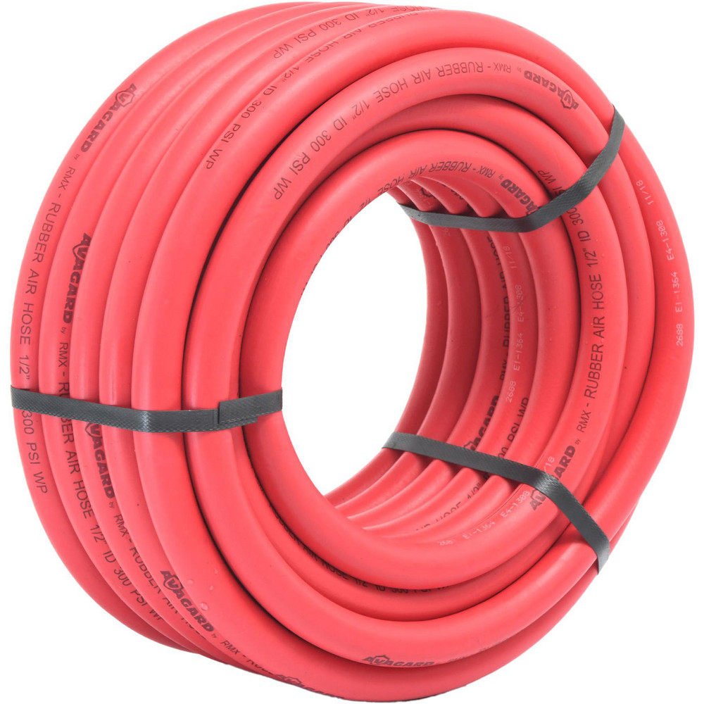 AvaGard Air & Multi-Purpose Hose: Hose Type: Multipurpose Air Hose; Length Ft. (Feet): 100; Type: Rubber Air Hose; Inside Diameter (Inch): 1/2 - AVG12100