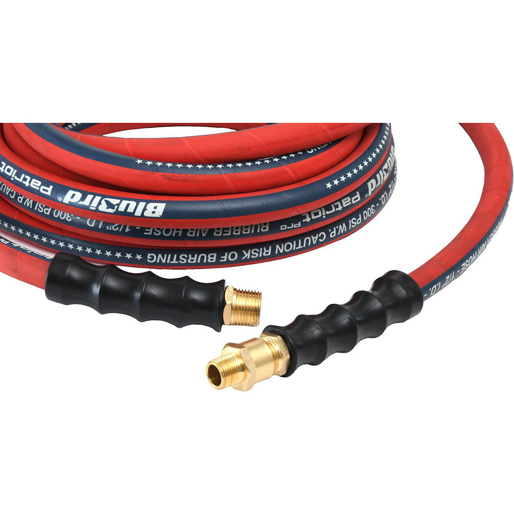 Patriot Pro Air & Multi-Purpose Hose: Hose Type: Multipurpose Air Hose; Length Ft. (Feet): 25; Type: Rubber Air Hose; Inside Diameter (Inch): 1/2 - PPPRO1225