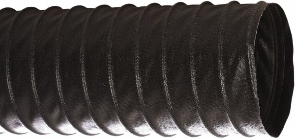 Flexaust Duct Hose: Polyester, 1-1/2" ID, 29 Hg Vac Rating, 30 psi - 1020150025