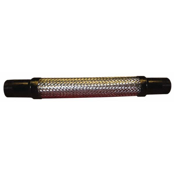 Made in USA 12" OAL, 2" ID, 450 Max psi, Flexible Metal Hose Assembly - 48417075