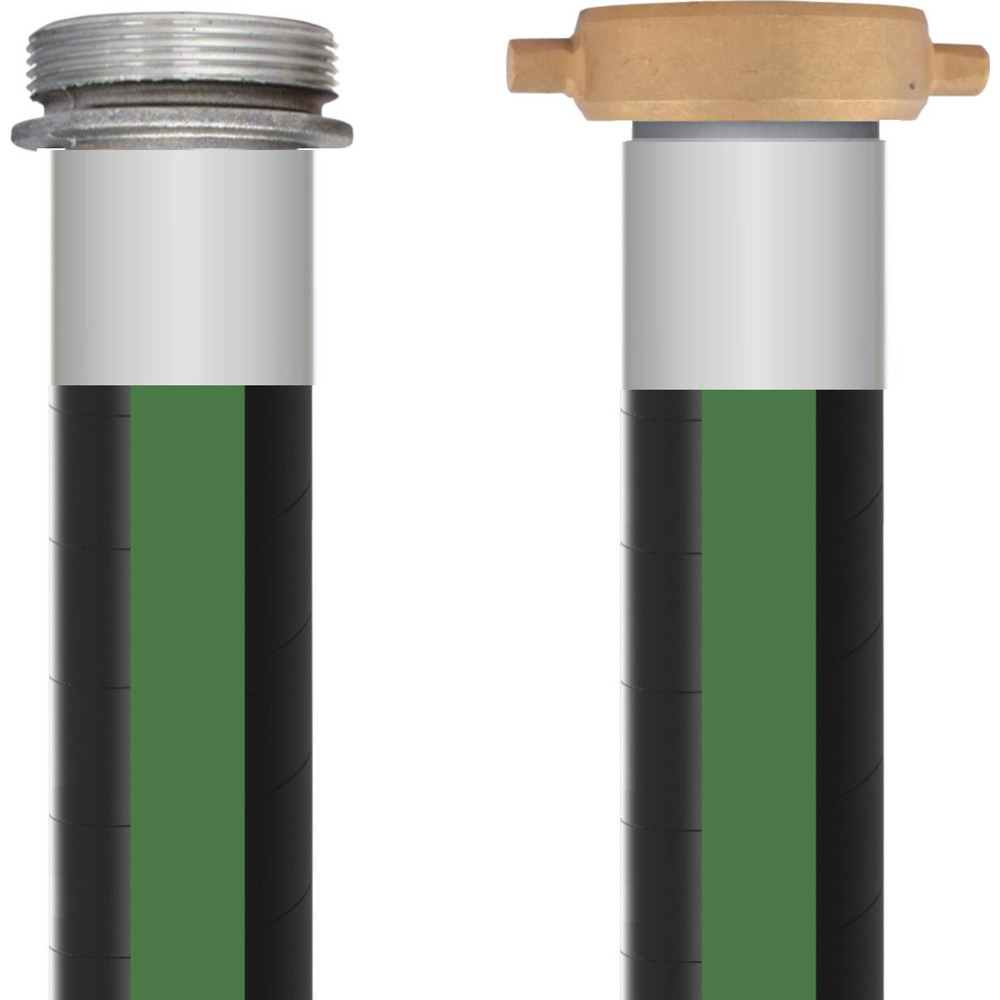 RubberWorx Liquid Suction & Discharge Hose: Inside Diameter (Inch): 2; Outside Diameter (Inch): 2-1/2; Material: Rubber - RWS-2X10-FPSXMP