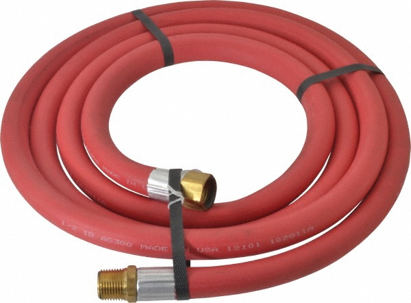 Continental ContiTech Multipurpose Air Hose: 1/2" ID, 27/32" OD, 10' - HZB05020-10-31
