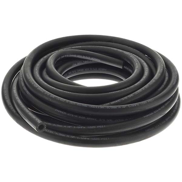 Alliance Hose & Rubber Wire Braid Air Hose: 3/4" ID, 50' - WBAM075-50MF