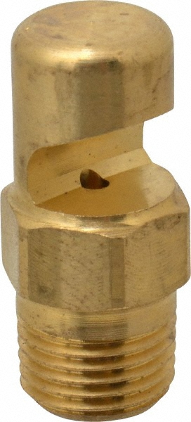 Bete Fog Nozzle Brass Low Flow Whirl Nozzle: 1/8" Pipe, 120 ° Spray Angle - 1/8WL-1/2 120@4
