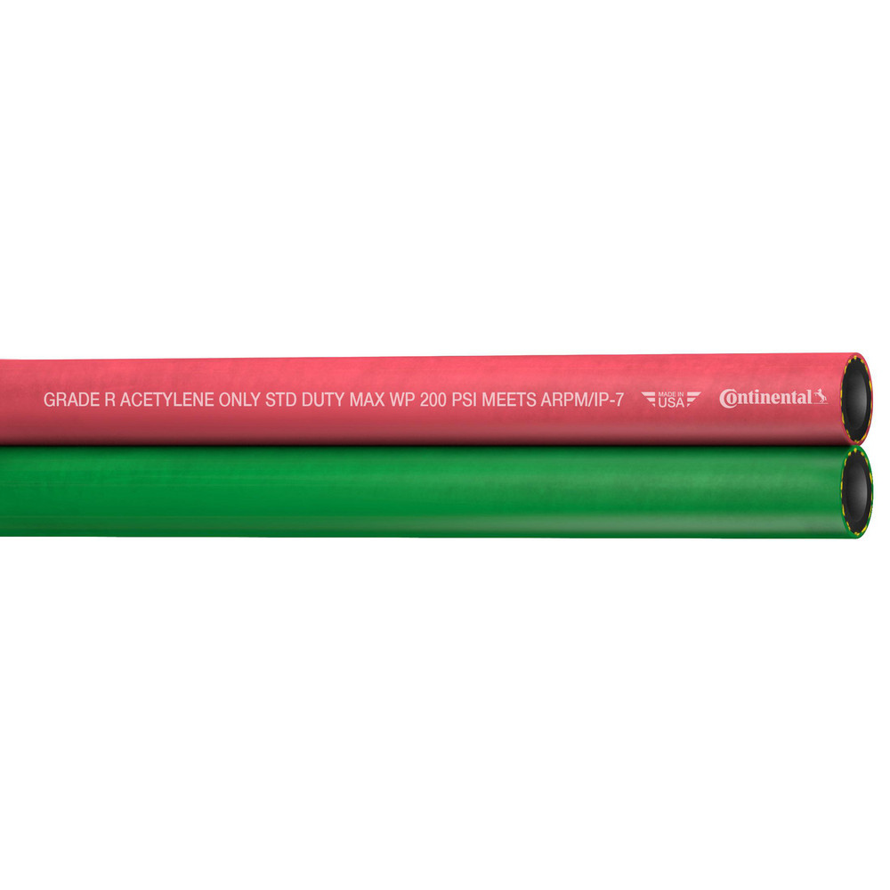 Continental ContiTech Welding Hose: 100 ft, Twin, EPDM - 20027153