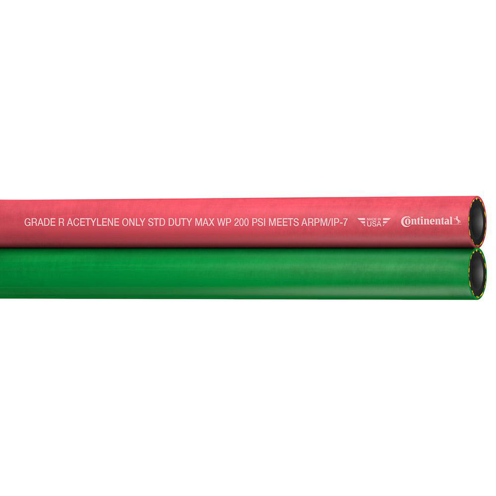 Continental ContiTech Welding Hose: 100 ft, Twin, EPDM - 20027153