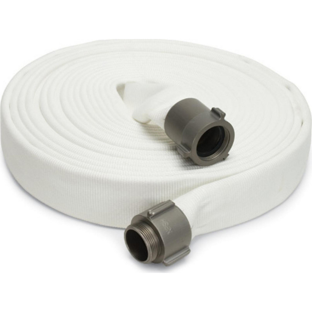 RubberWorx Water Suction & Discharge Hose: 2-1/2" ID, 2-7/8" OD, 50' Long - MILL25X50ALNSPH