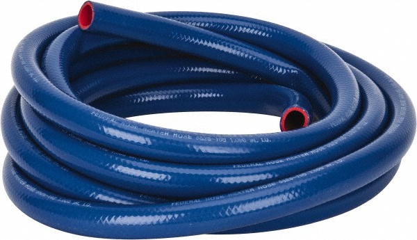 RubberWorx Chemical & Petroleum Hose: 1" ID, 1.44" OD, 10' Long, Male x Female Camlock - TT150-1X10-CEAL