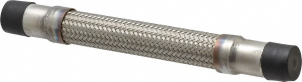 Made in USA 18" OAL, 1" ID, 580 Max psi, Flexible Metal Hose Assembly - 48420186