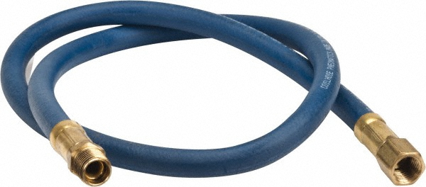 Coilhose Pneumatics Lead-In Whip Hose: 1/4" ID, 1-1/2' - RP0418S