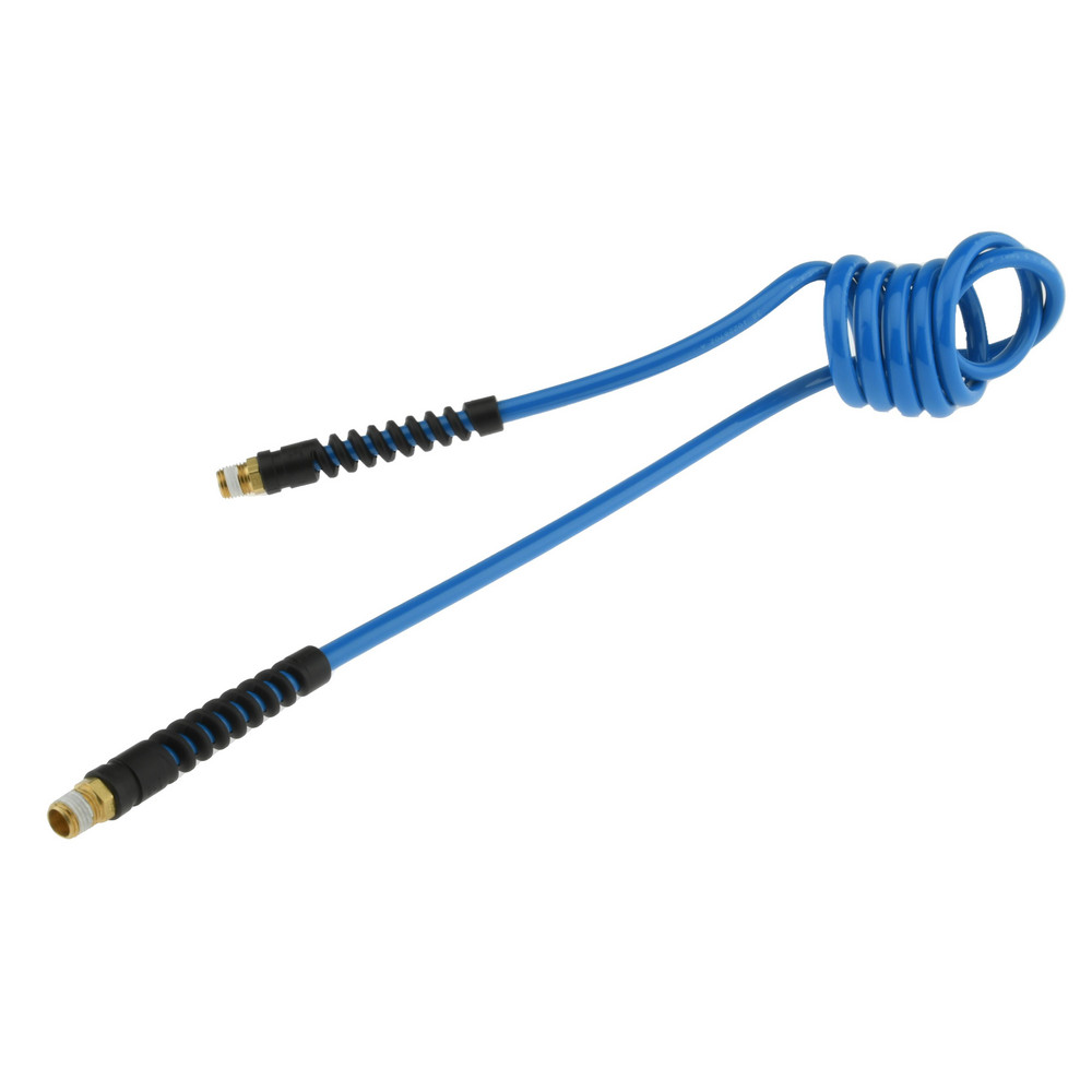 Coilhose Pneumatics Coiled & Self-Storing Hose: 0.4670, Polyurethane - PR12-15B-B
