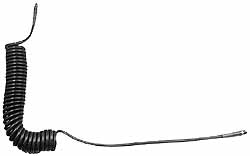 Coilhose Pneumatics Coiled & Self-Storing Hose: 0.4670, Polyurethane - PR12-15B-B