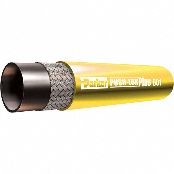 Parker Push-on Air Hose: 5/8" ID, Priced as 1' Increments, 20' Minimum Cut Length, 250' Total Coil Length - 801-10-GRA-RL