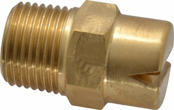 Bete Fog Nozzle Brass Maximum Free Passage Nozzle: 1/2" Pipe, 60 ° Spray Angle - 1/2FMP187N@4