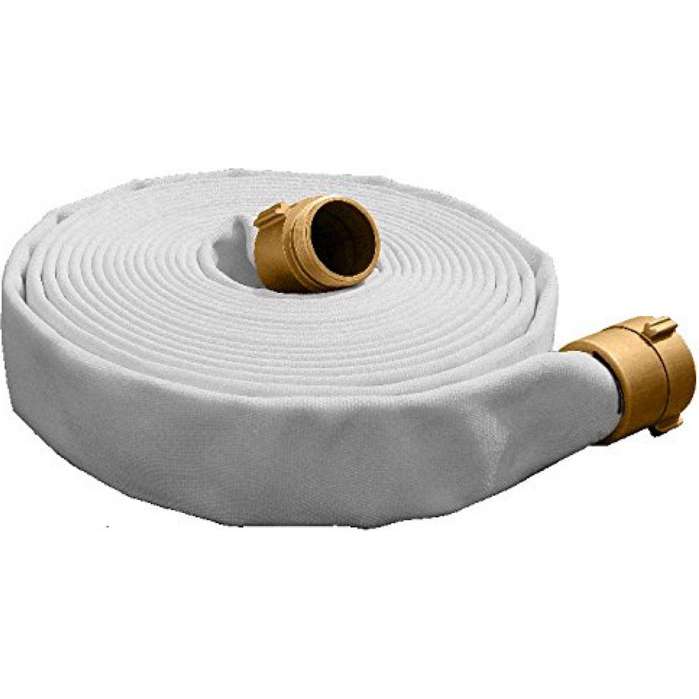 RubberWorx Water Suction & Discharge Hose: 1-1/2" ID, 1.688" OD, 50' Long - MILL15X50BRNSPH