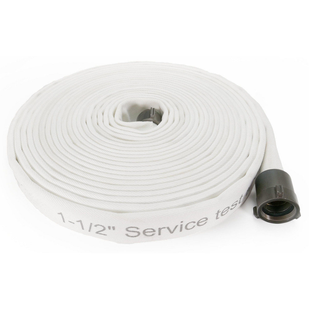 RubberWorx Water Suction & Discharge Hose: 1-1/2" ID, 1.688" OD, 50' Long - MILL15X50BRNSPH