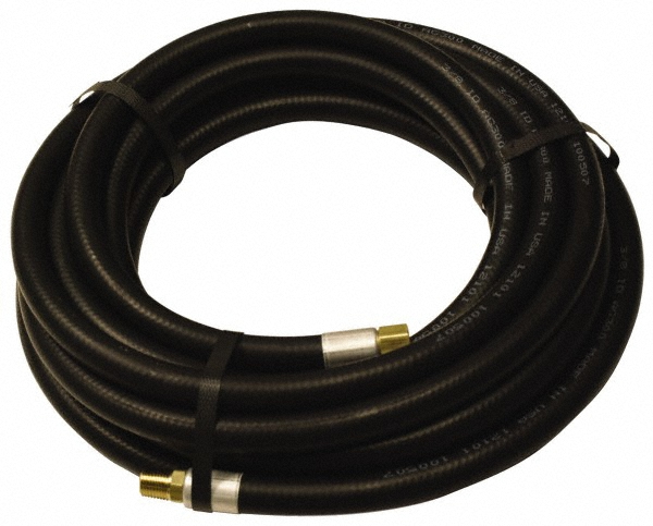Made in USA Multipurpose Air Hose: 3/8" ID, 23/32" OD, Priced as 1' Increments, 25' Minimum Cut Length, 700' Total Coil Length - 1146-06400