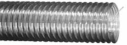 Kuriyama of America Food & Beverage Hose: Polyvinyl Chloride, 5" ID, 5.74" OD, Priced as 1' Increments, 5' Minimum Cut Length, 60' Total Coil Length - WE500