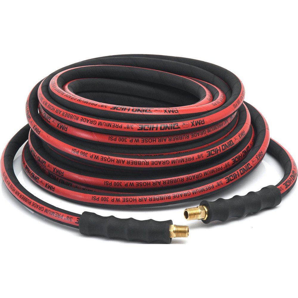 Dino-Hide Air & Multi-Purpose Hose: Hose Type: Multipurpose Air Hose; Length Ft. (Feet): 100; Type: Rubber Air Hose; Inside Diameter (Inch): 3/8 - WLEPRO38100