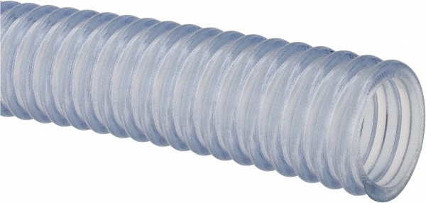 Kuriyama of America Duct Hose: Polyurethane, 2" ID, 21 Hg Vac Rating, 15 psi - UVF-200