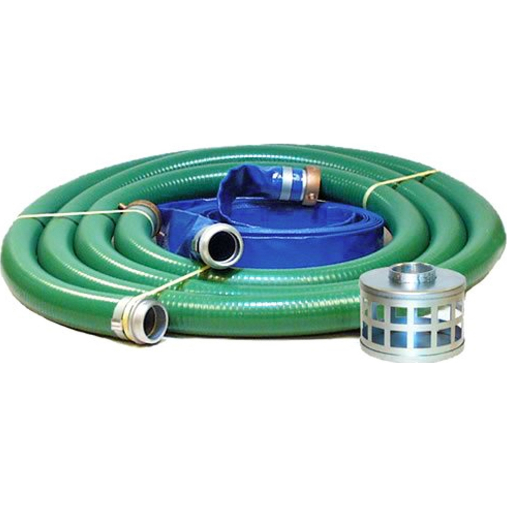 Echelon Supply and Service Liquid Suction & Discharge Hose: Inside Diameter (Inch): 2; Material: PVC - A007AMHOSEKIT2S