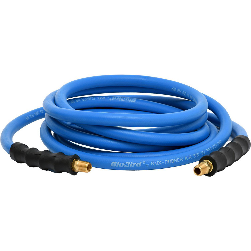 BluBird Air & Multi-Purpose Hose: Hose Type: Lead-in Whip Hose; Length Ft. (Feet): 3; Type: Rubber Air Hose; Inside Diameter (Inch): 3/8 - BBLD3803