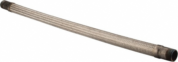 Made in USA 36" OAL, 1-1/4" ID, 450 Max psi, Flexible Metal Hose Assembly - 48429054