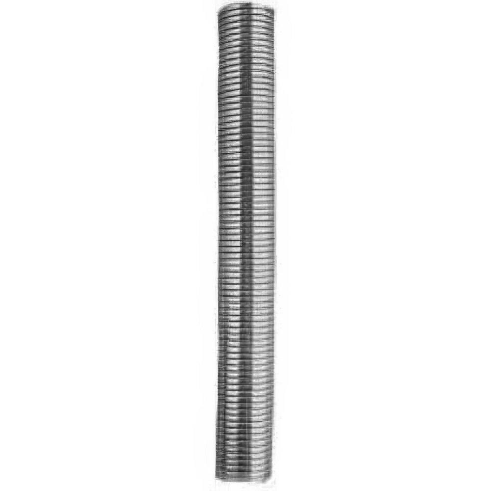 Federal Hose 3-1/2" ID, 1,800°F Max, Stainless Steel Unlined Flexible Metal Duct Hose - 10328