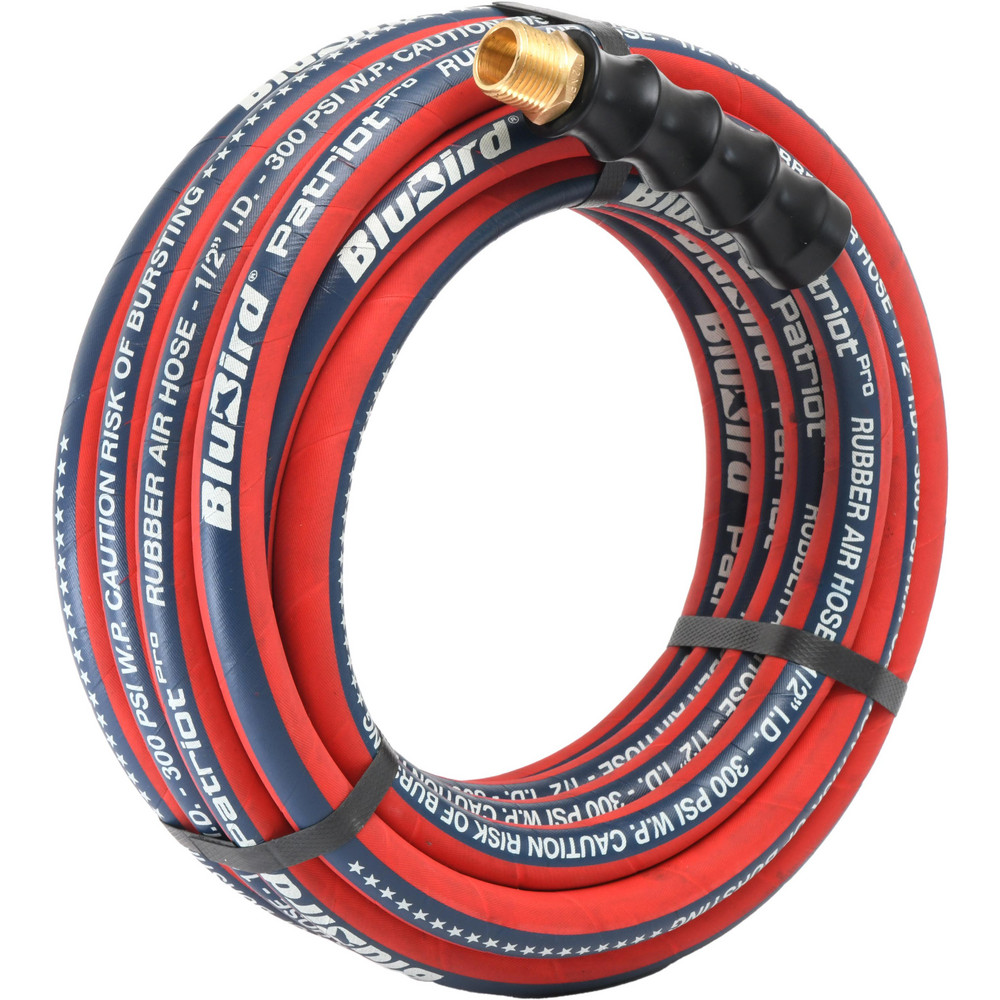 Patriot Pro Air & Multi-Purpose Hose: Hose Type: Multipurpose Air Hose; Length Ft. (Feet): 15; Type: Rubber Air Hose; Inside Diameter (Inch): 1/2 - PPPRO1215