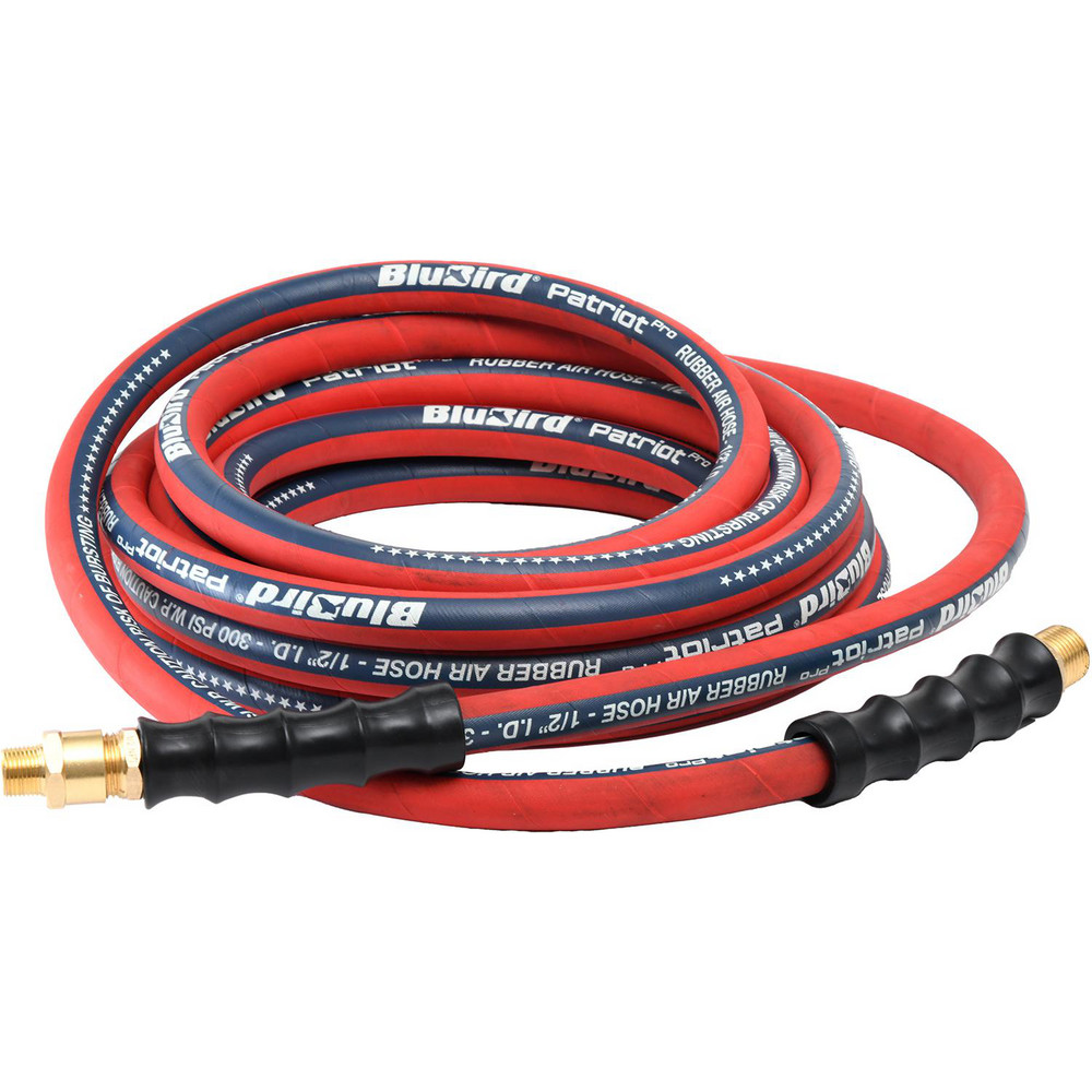 Patriot Pro Air & Multi-Purpose Hose: Hose Type: Multipurpose Air Hose; Length Ft. (Feet): 15; Type: Rubber Air Hose; Inside Diameter (Inch): 1/2 - PPPRO1215