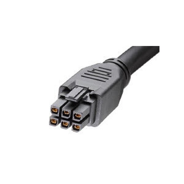 Molex Mega-Fit-To-Mega-Fit Off-The-Shelf (Ots) Overmolded Cable Assembly, Dual Row - 2451360605