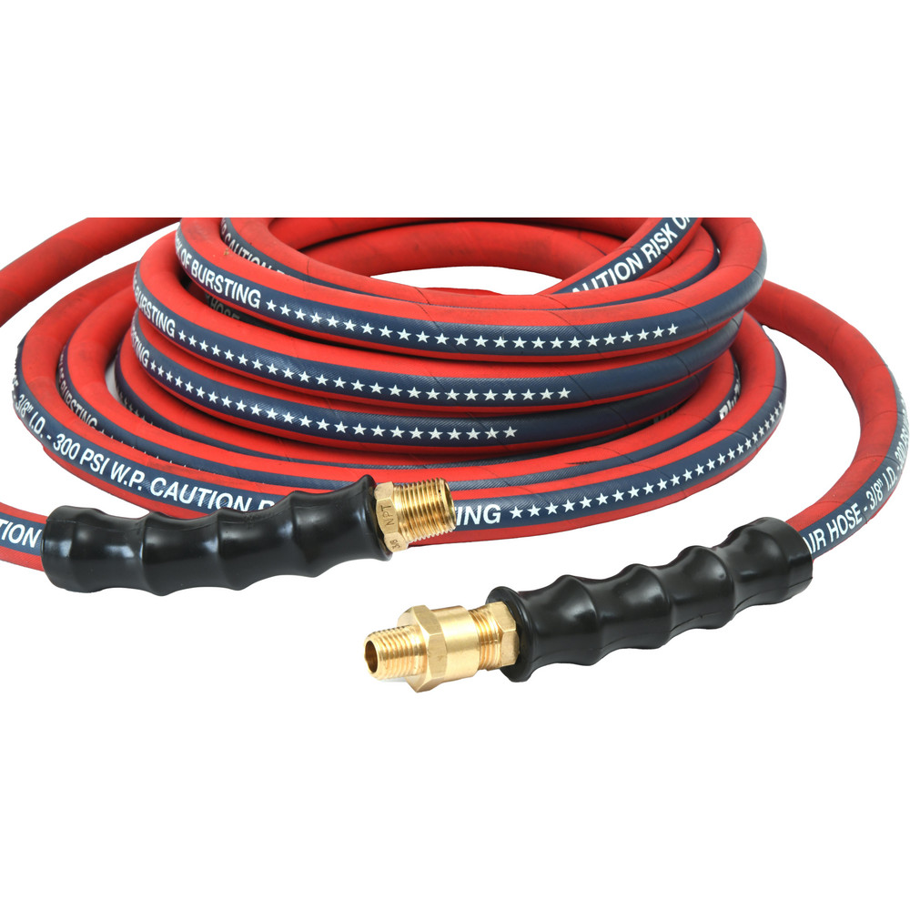 Patriot Pro Air & Multi-Purpose Hose: Hose Type: Multipurpose Air Hose; Length Ft. (Feet): 25; Type: Rubber Air Hose; Inside Diameter (Inch): 3/8 - PPPRO3825