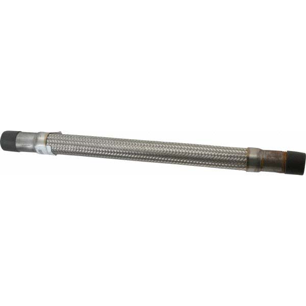 Made in USA 36" OAL, 1" ID, 580 Max psi, Flexible Metal Hose Assembly - 48429047
