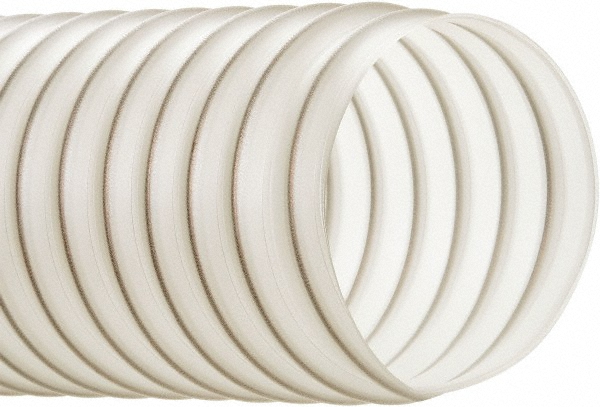 Flexaust Duct Hose: Urethane, 2" ID, 29 Hg Vac Rating, 32 psi - 85510200025