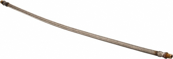 Made in USA 30" OAL, 1/4" ID, 2,240 Max psi, Flexible Metal Hose Assembly - 48426001