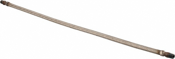 Made in USA 30" OAL, 1/4" ID, 2,240 Max psi, Flexible Metal Hose Assembly - 48426001