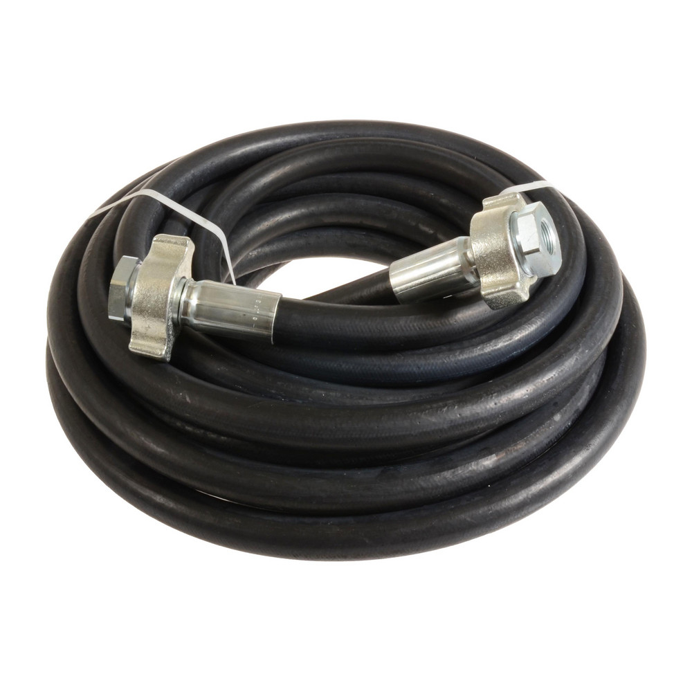 Alliance Hose & Rubber 2" ID x 10' LENGTH STEAM HOSE 250 PSI COUPLED M + F - STM200-10MF-CR