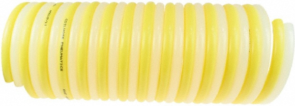 Coilhose Pneumatics Coiled & Self Storing Hose: 1/2 & 5/16" ID, 50' Long - N12Y-N516N-50