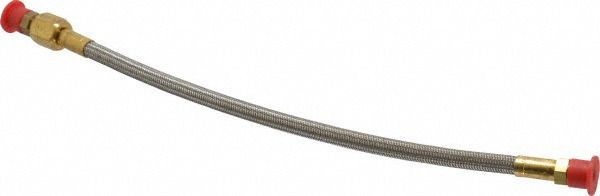 Made in USA 24" OAL, 1/4" ID, 3,000 Max psi, Flexible Metal Hose Assembly - 03319159
