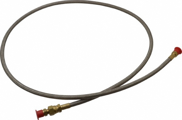 Made in USA 24" OAL, 1/2" ID, 1,500 Max psi, Flexible Metal Hose Assembly - 03318995