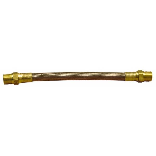 Made in USA 48" OAL, 5/16" ID, 2,500 Max psi, Flexible Metal Hose Assembly - 03318730