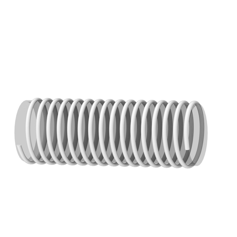 Kuriyama of America Food & Beverage Hose: 4" ID, 4.76" OD, 10' Long - WBS400-10CESS