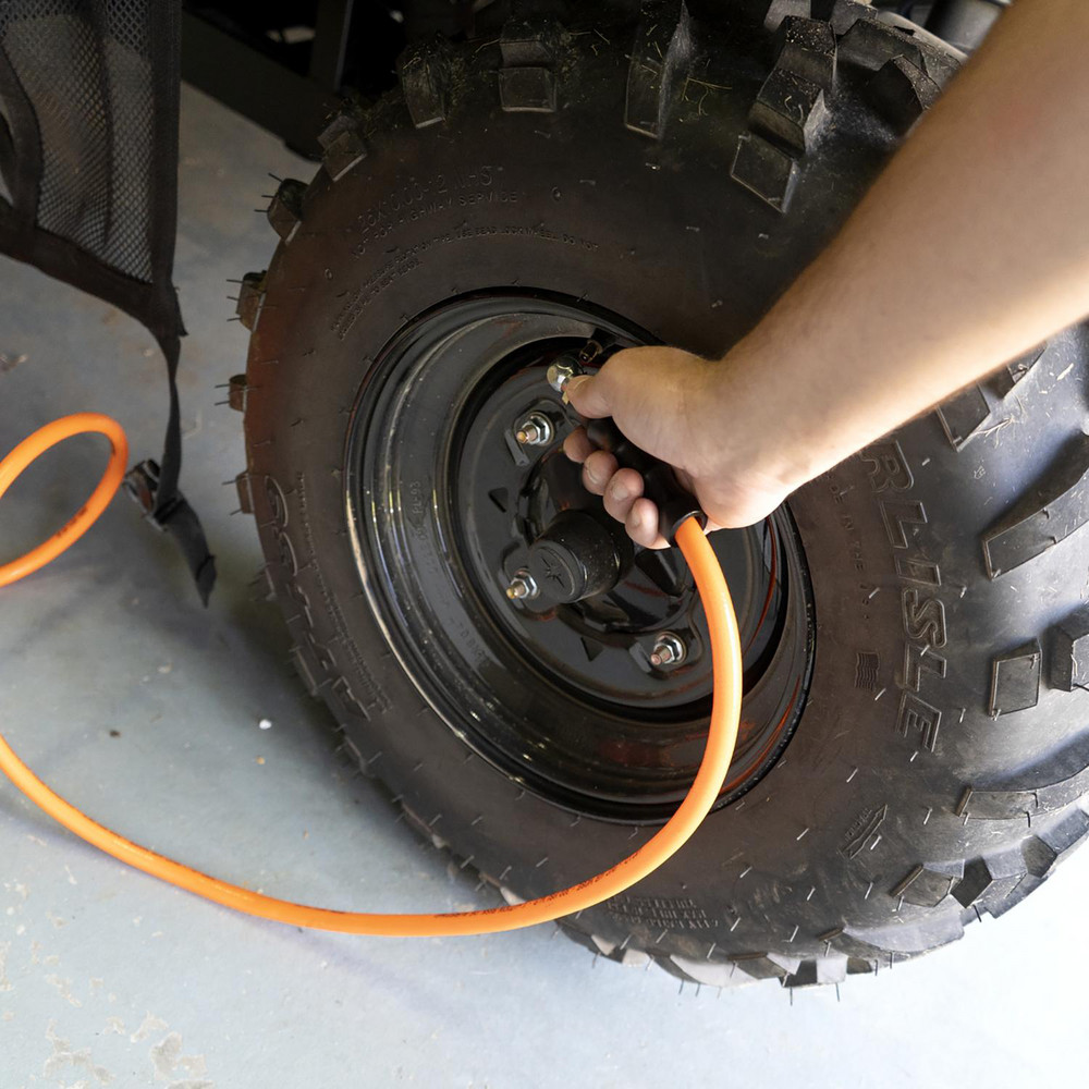 AvaGard Air & Multi-Purpose Hose: Hose Type: Multipurpose Air Hose; Length Ft. (Feet): 25; Type: PVC Air Hose; Inside Diameter (Inch): 3/8 - AVGPV3825KIT-9