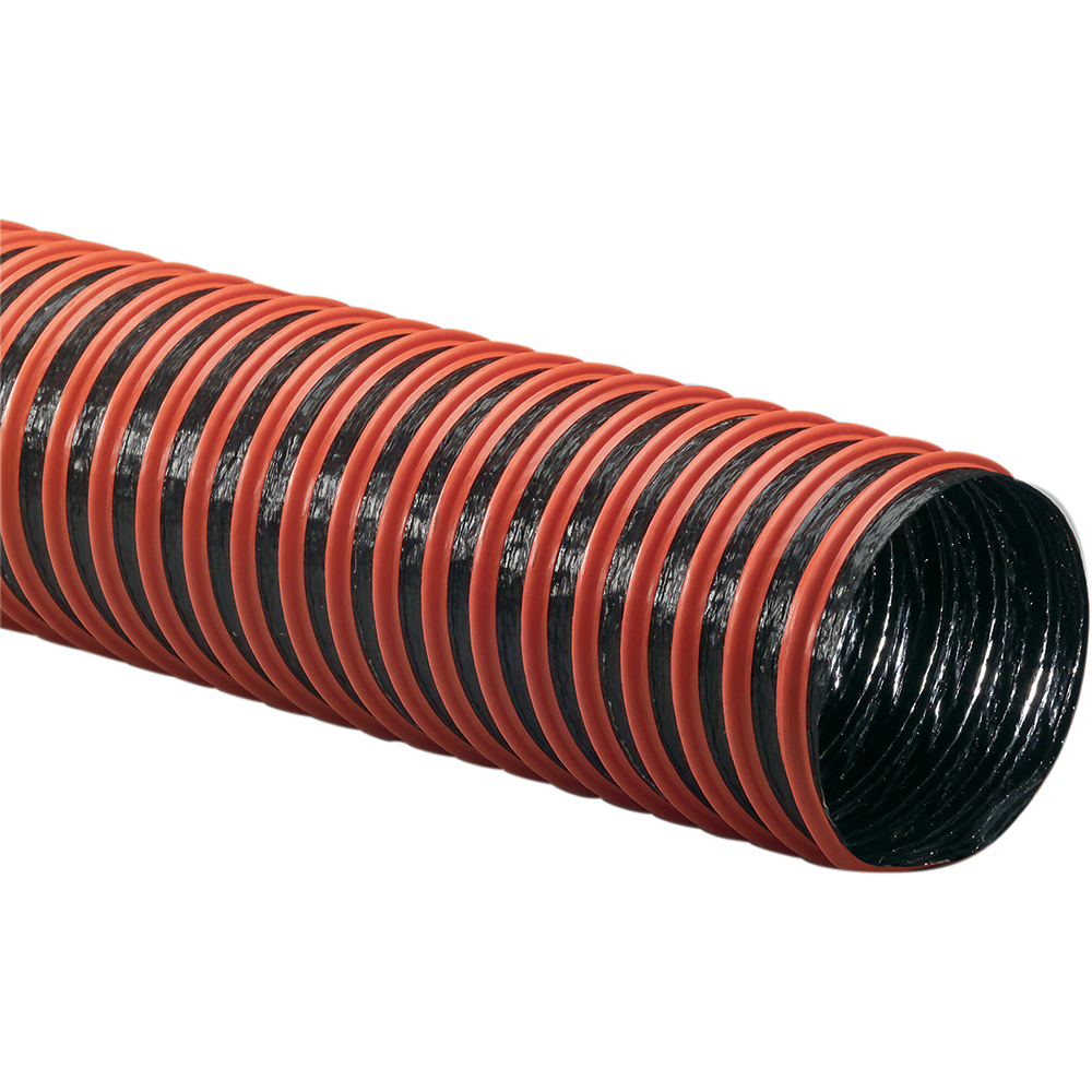 Hi-Tech Duravent Duct Hose: Polyurethane, 4" ID, 20 Hg Vac Rating, 10 psi - 203504002025