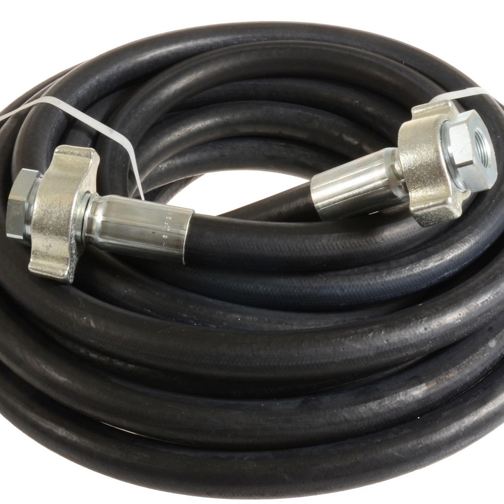 Alliance Hose & Rubber 3/4" ID x 25' LENGTH STEAM HOSE 250 PSI COUPLED F + F - STM075-25FF-CR