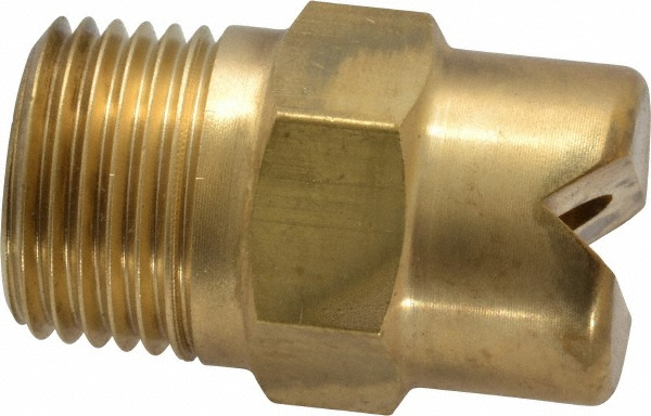 Bete Fog Nozzle Brass Maximum Free Passage Nozzle: 1/2" Pipe, 60 ° Spray Angle - 1/2MP250N@4