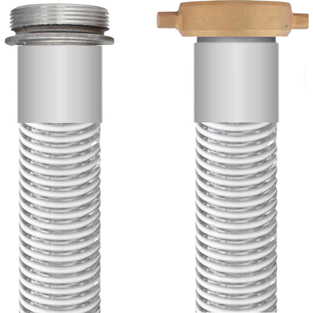 RubberWorx Liquid Suction & Discharge Hose: Inside Diameter (Inch): 2; Outside Diameter (Decimal Inch): 2.3900; Material: PVC - CLPVC-2X15-PLA