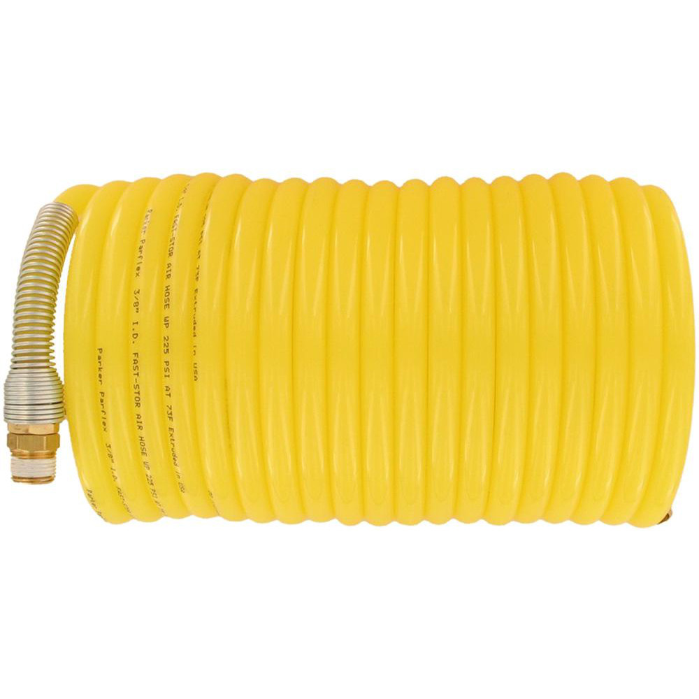 Parker Air & Multi-Purpose Hose: Hose Type: Jackhammer Hose, Multipurpose Air Hose, Sledgehammer Hose; Length Ft. (Feet): 50; Type: Coiled Hose; Inside Diameter (Inch): 3/8 - NFS-06-050