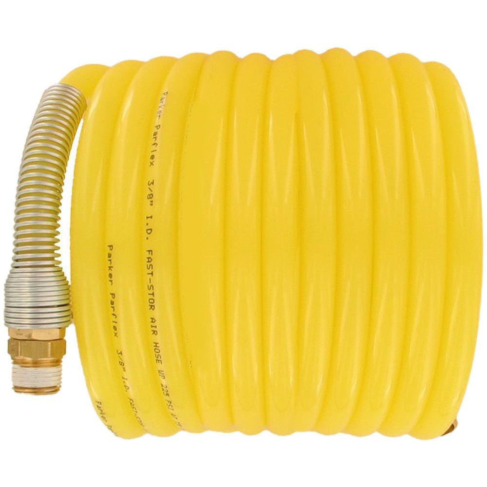 Parker Air & Multi-Purpose Hose: Hose Type: Jackhammer Hose, Multipurpose Air Hose, Sledgehammer Hose; Length Ft. (Feet): 50; Type: Coiled Hose; Inside Diameter (Inch): 3/8 - NFS-06-050