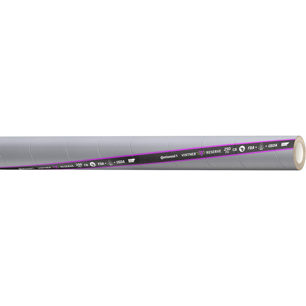 Continental ContiTech Food & Beverage Hose: 2" ID, 2" OD, Priced as 1' Increments, 5' Minimum Cut Length - EXBR200